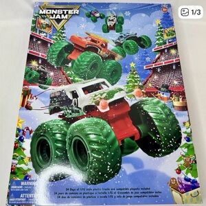 Green and Red Toy Truck Set